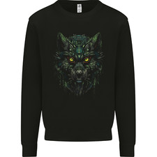 Sweat À Capuche Cyber Wolf Loup-Garou Lycan Pour Hommes