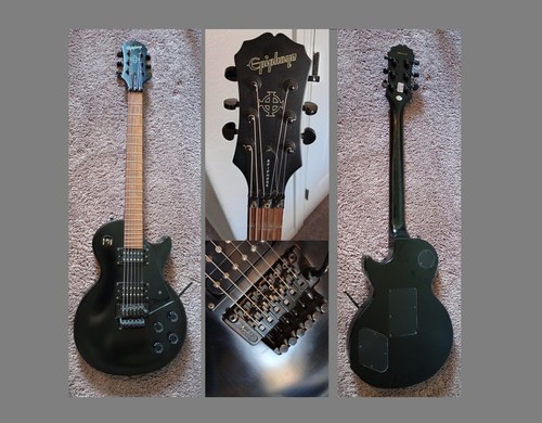 Epiphone les paul - gothic, black