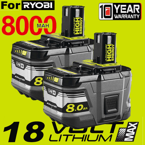 18v batterie pour ryobi - 2x,