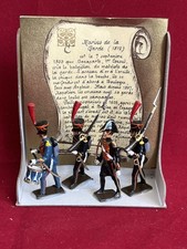 CBG MIGNOT Boite vitrine avec 4 marins de la garde 1812