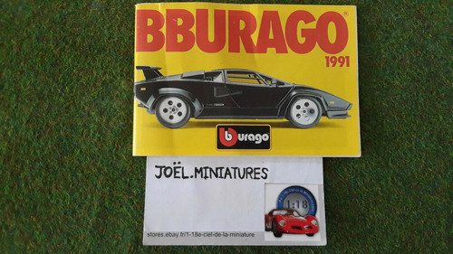 Catalogue burago 1991 petit - 1991,