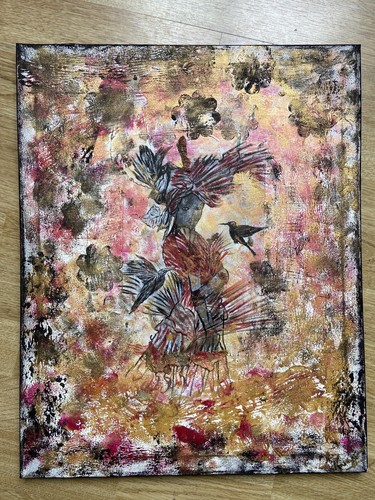 Peinture femme africaine - peinture,