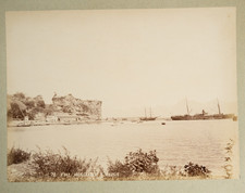 TIRAGE PHOTO	Albumine	Algérie	Fort Abdelkader à Bougie Béjaïa 19X25cm	1880