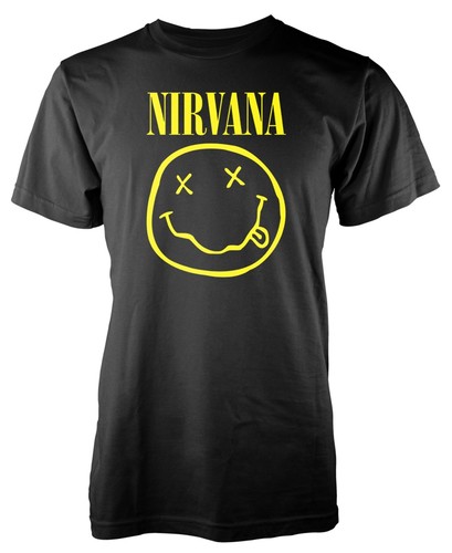 Nirvana smiley logo - logo', (noir)