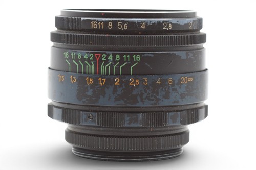Objectif zenit helios 2 - objectif,