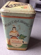 Ancienne boîte Pâtes LSK CSKI Chanson " Il pleut bergère "