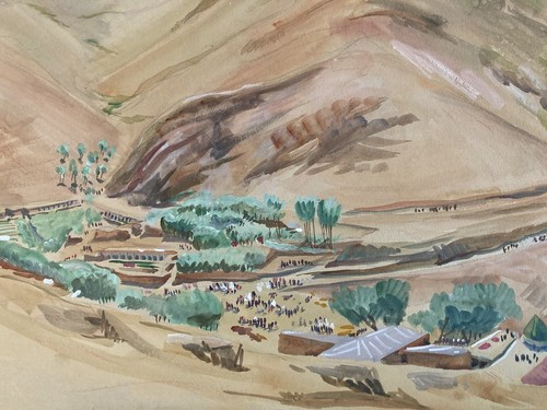 Belle peinture 1941 papier - belle,