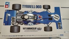 Tyrrel 003 Monaco 71 Stewart Modèle 1-12 Formule Un F1 Tamiya Kit 12054