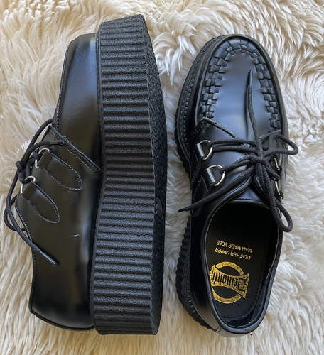 Demonia men leather creeper - demonia,