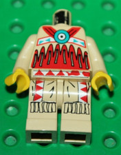 Corps Indien Lego Indian 4 ref 970c00pb0026+973px106c01 set 6748 6746 6766 6763