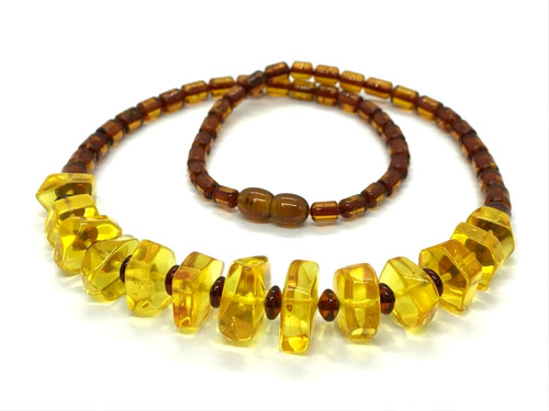 Collier ambre cadeau naturel - ambre,