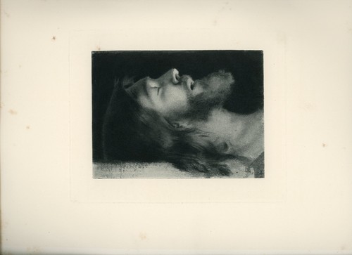 Lithographie le christ - :,