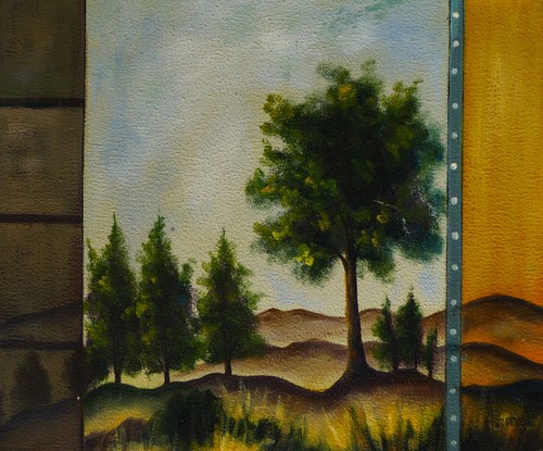 Tableau vue forêt - vue,