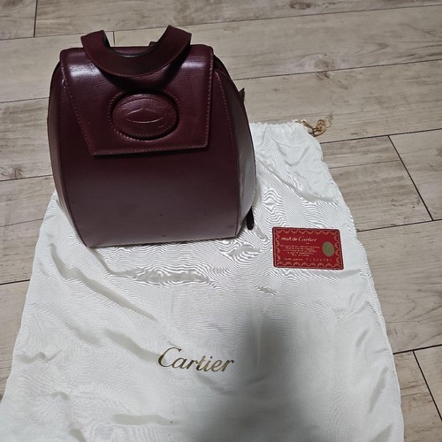Cartier burgundy leather - burgundy,