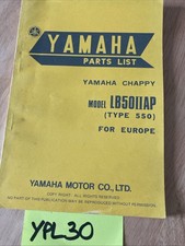 Yamaha Chappy 50 LB50IIAP type 550 liste catalogue pièces détachée moto LB50