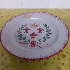 Assiette Faïence XIXème Est