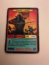 Carte n° 62 Shinobi 3 / III SEGA SUPER PLAY 1991 Game Card PANINI VF
