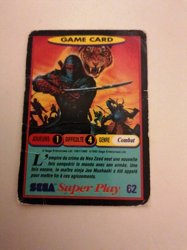 Carte shinobi iii - shinobi,