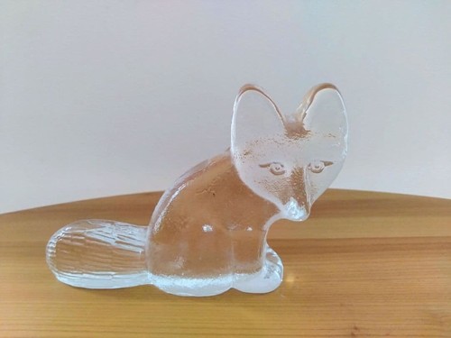 Figurine verre cristal lisa - verre,
