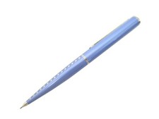 NEUF STYLO LOUIS VUITTON PORTE MINE 0.7 MM EN METAL BLEU NEW CRITERIUM PEN 380€