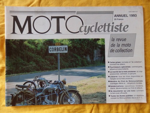 Motocyclettiste annuel 1993 - motocyclettiste,