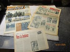 Journal POUR TOUS 05.45 fin de Guerre Capitulation Allemande Retour des Déportés