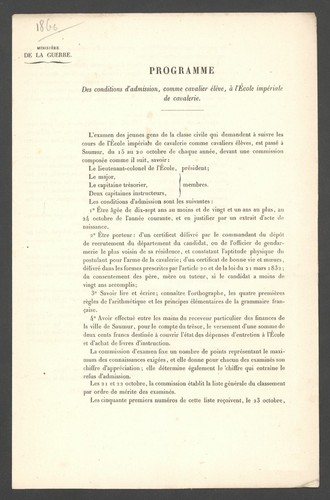 Epoque conditions cavalier - epoque,