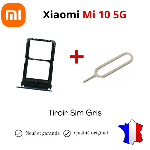 Tiroir sim gris pour xiaomi - tiroir,