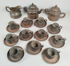 SERIVCE YIXING 25 Pièces Terre Cuite Asiatique Chinois Thé Théière Tasses G3