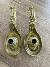 Ancienne paire de bougeoirs a