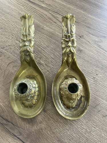 Ancienne paire bougeoirs - paire, de