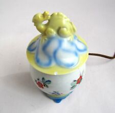 Lampe Veilleuse Dragon Brule Parfum en Porcelaine