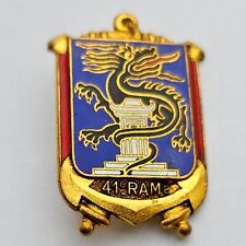 41° RAMA Régiment d'Artillerie de Marine Insigne Drago Paris Emaux