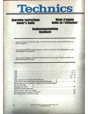Technics U30 U40 U50 U60 U90