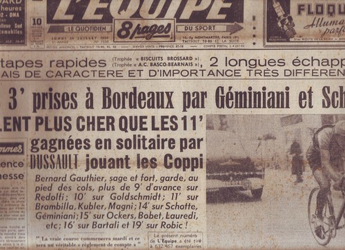 Journal équipe 24 - l'équipe, 24/07/50