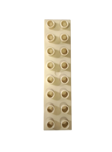 Lego duplo plaque 2x8 picots - plaque,