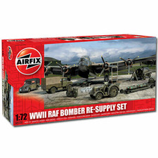 WWII RAF BOMBER RE-SUPPLY SET KIT 1:72 Airfix Kit Aerei Nouveau modèle