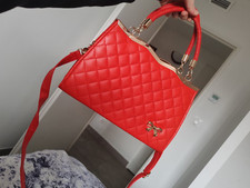 Sac A Main Et Bandoulière Rouge