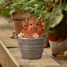 Statue de vache des Highlands