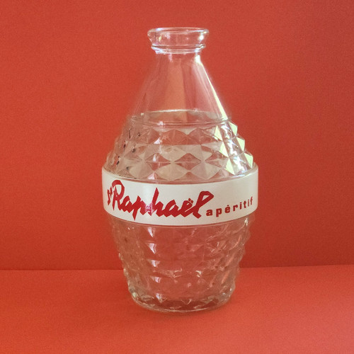 Ancienne carafe publicitaire - ancienne,