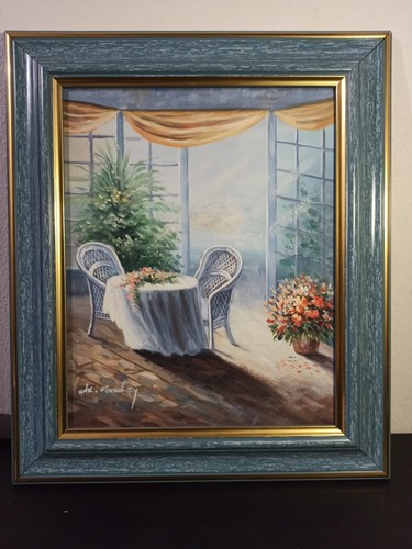 Tableau peinture huile - tableau, à