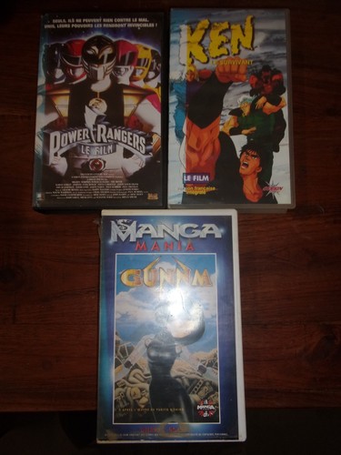 Lot vhs mangas - mangas, /power