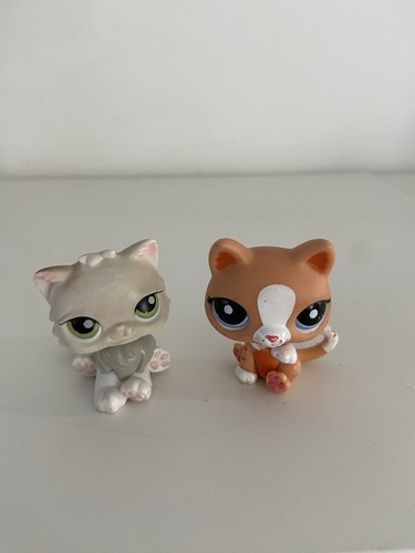 Figurine lps chat gris - lps,