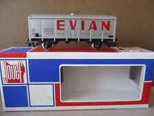 JOUEF WAGON COUVERT SNCF "EVIAN" + boite éch HO réf 6263