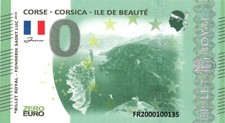 Billet Royal 0 euro Fonderie Saint Luc Corse - Corsica