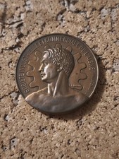 Medal Médaille Société Industrielle De l'Aisne Bronze 1981 Vintage Ancienne Rare