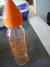 biberon ancien Raymond orange