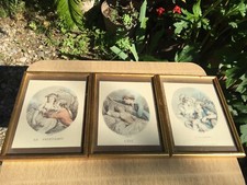 gravure « Les saisons » De lavrince del / Printemps /Été /automne