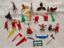 Piques décorations de noël gâteaux autres