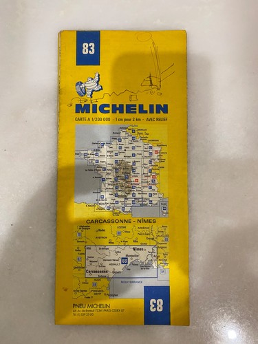 Carte routière michelin 83 - carte, n°83